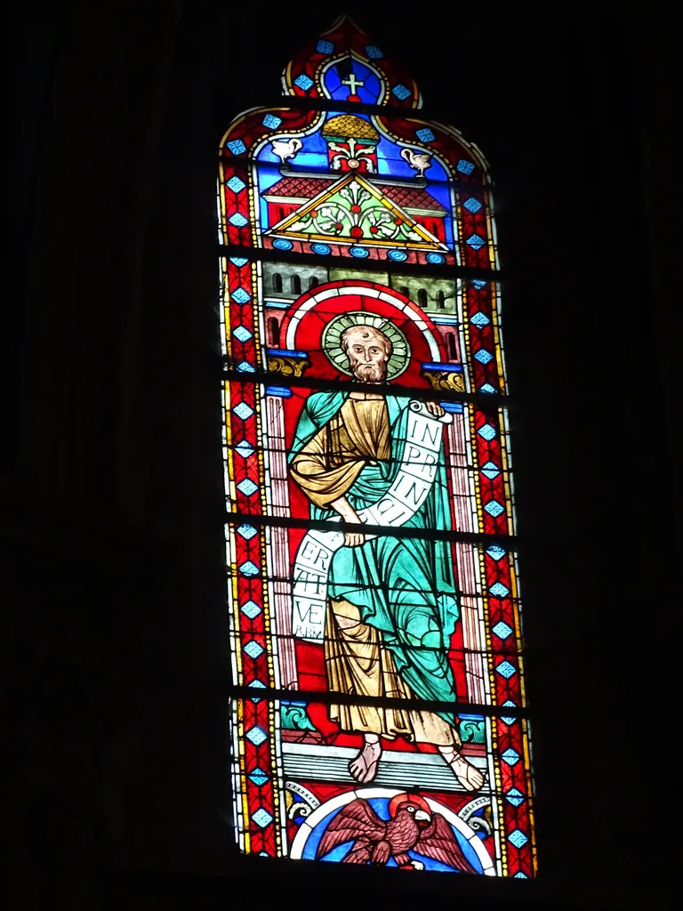 Vitrail Baie S dans l'Église Notre-Dame-de-l'Assomption à La Ferté-Macé