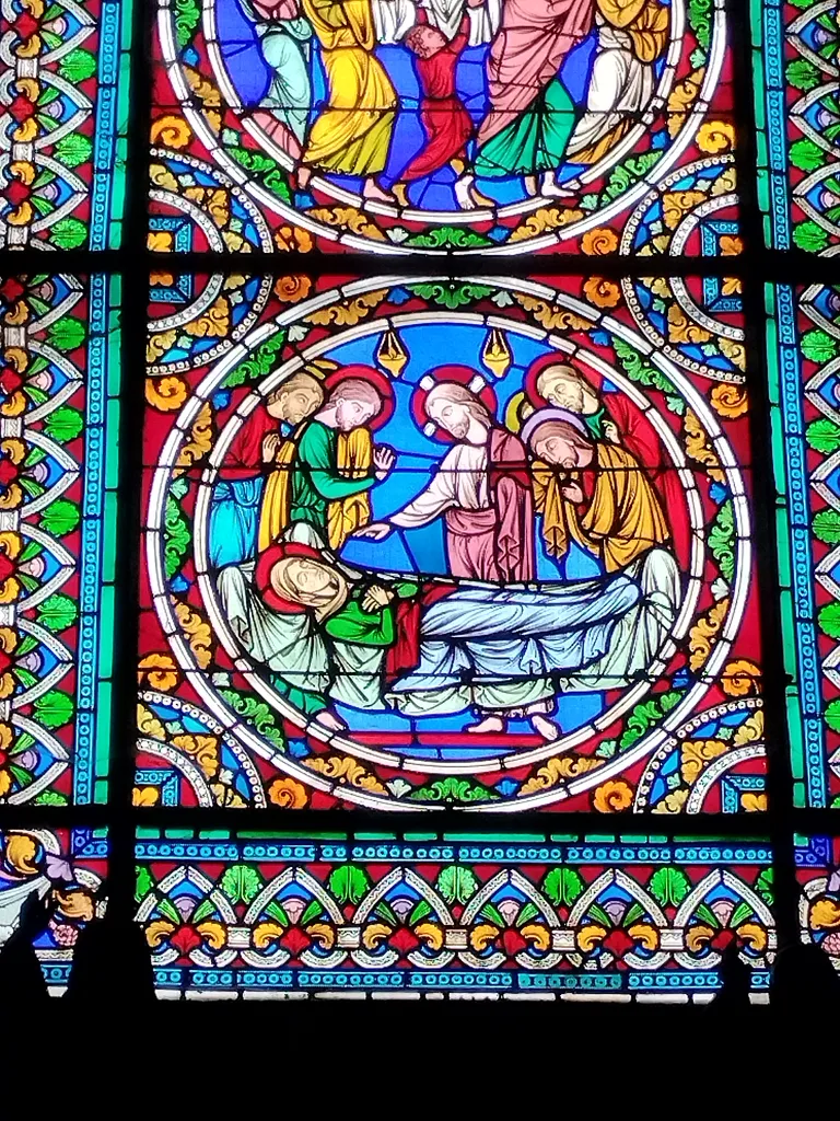 Vitrail Baie 2 dans l'Église Notre-Dame-de-l'Assomption à La Ferté-Macé