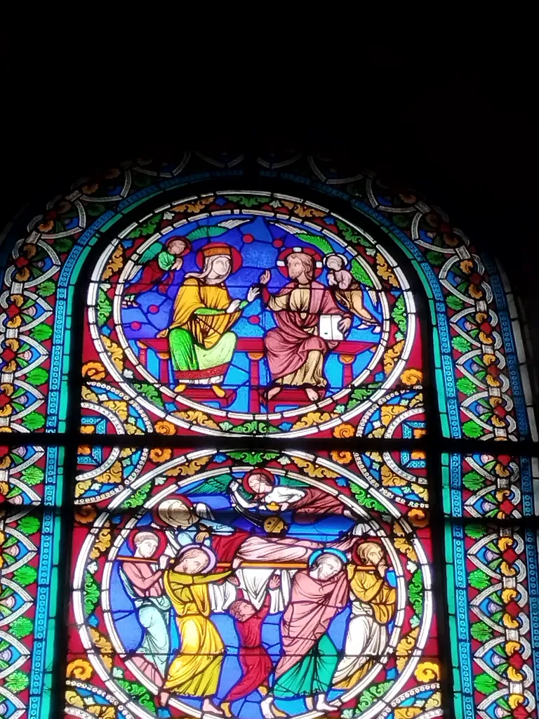 Vitrail Baie 2 dans l'Église Notre-Dame-de-l'Assomption à La Ferté-Macé