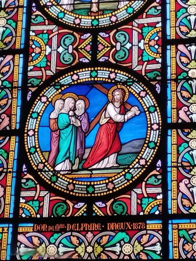 Vitrail Baie 0 dans l'Église Notre-Dame-de-l'Assomption à La Ferté-Macé