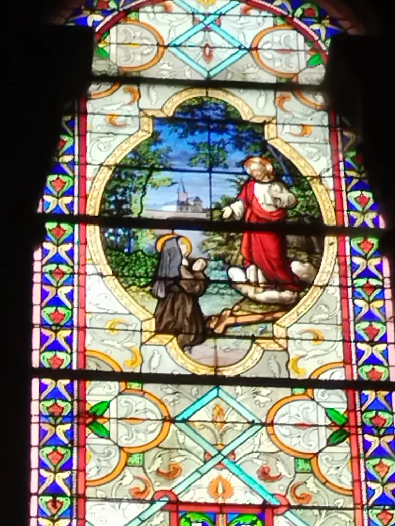 Vitrail Baie V dans l'Église Notre-Dame-de-l'Assomption à La Ferté-Macé