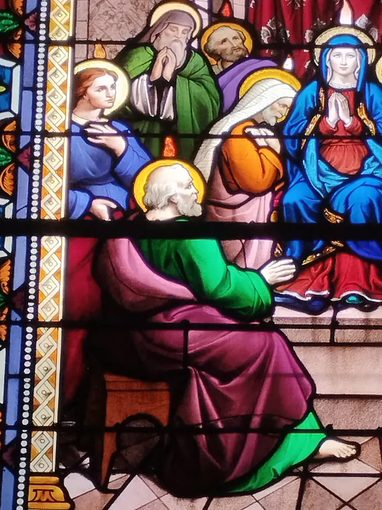 Vitrail Baie W dans l'Église Notre-Dame-de-l'Assomption à La Ferté-Macé