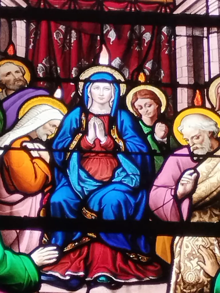 Vitrail Baie W dans l'Église Notre-Dame-de-l'Assomption à La Ferté-Macé