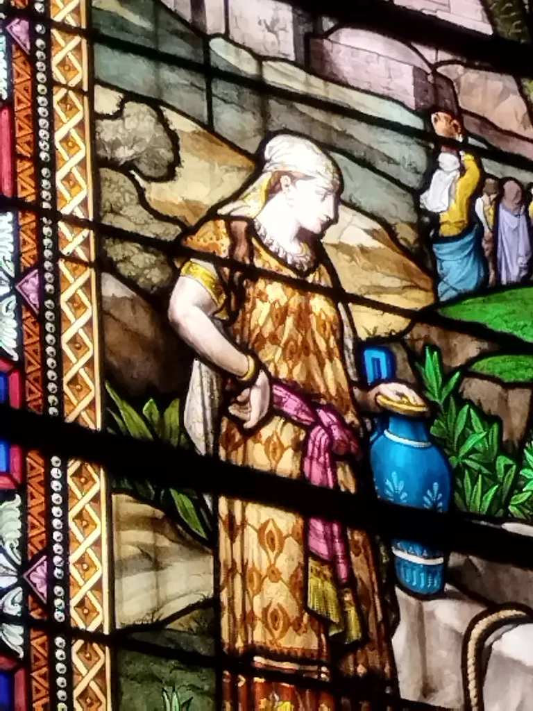 Vitrail Baie ZA dans l'Église Notre-Dame-de-l'Assomption à La Ferté-Macé