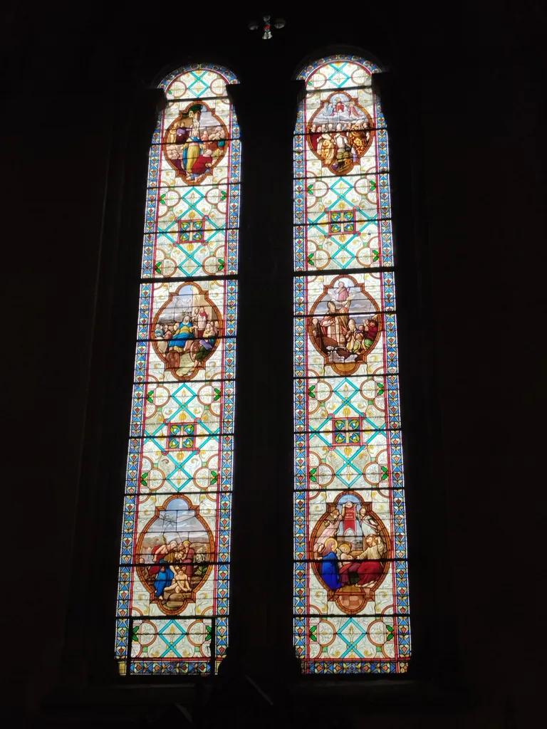 Vitrail Baie U dans l'Église Notre-Dame-de-l'Assomption à La Ferté-Macé