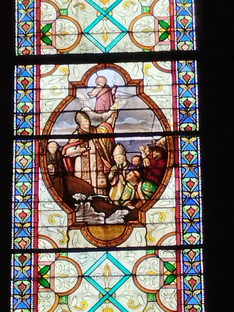 Vitrail Baie U dans l'Église Notre-Dame-de-l'Assomption à La Ferté-Macé