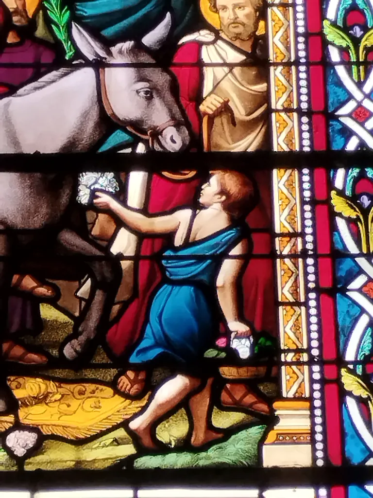 Vitrail Baie ZC dans l'Église Notre-Dame-de-l'Assomption à La Ferté-Macé
