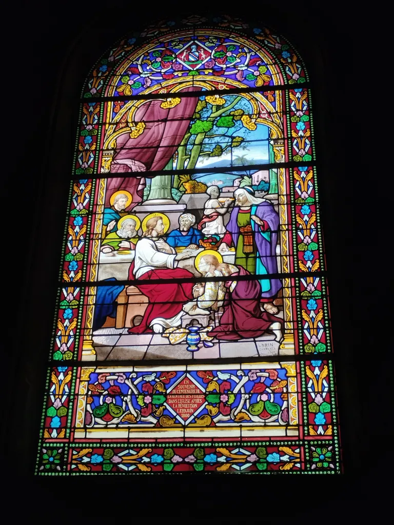 Vitrail Baie ZE dans l'Église Notre-Dame-de-l'Assomption à La Ferté-Macé
