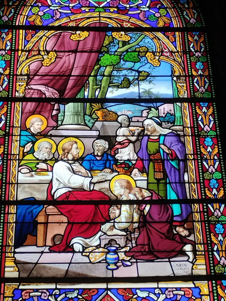 Vitrail Baie ZE dans l'Église Notre-Dame-de-l'Assomption à La Ferté-Macé