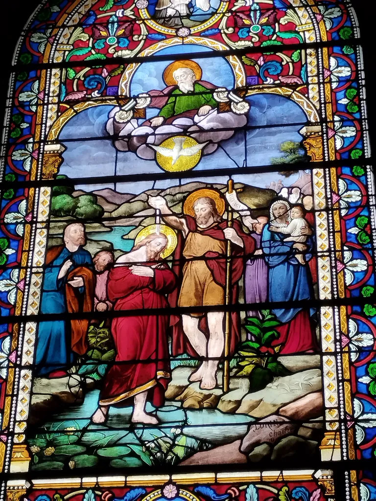 Vitrail Baie ZF dans l'Église Notre-Dame-de-l'Assomption à La Ferté-Macé