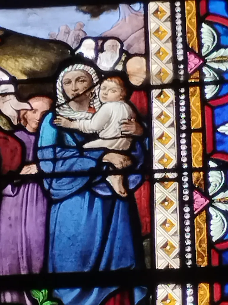 Vitrail Baie ZF dans l'Église Notre-Dame-de-l'Assomption à La Ferté-Macé