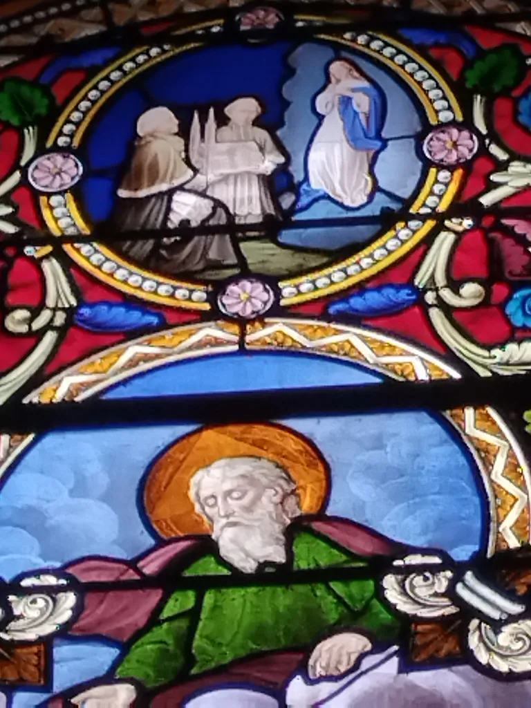 Vitrail Baie ZF dans l'Église Notre-Dame-de-l'Assomption à La Ferté-Macé