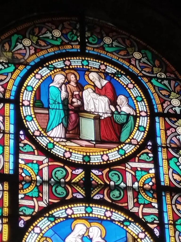 Vitrail Baie 1 dans l'Église Notre-Dame-de-l'Assomption à La Ferté-Macé