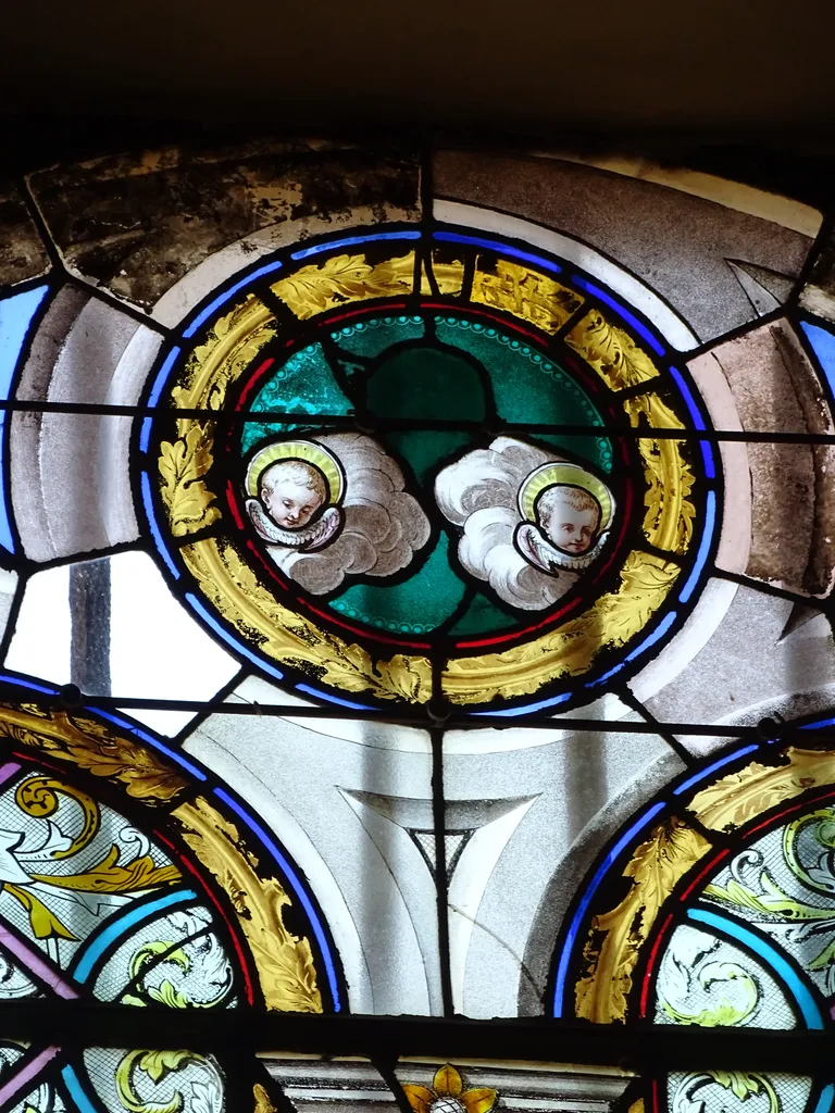 Vitrail Baie 4 dans l'Église Saint-Pierre de Dompierre