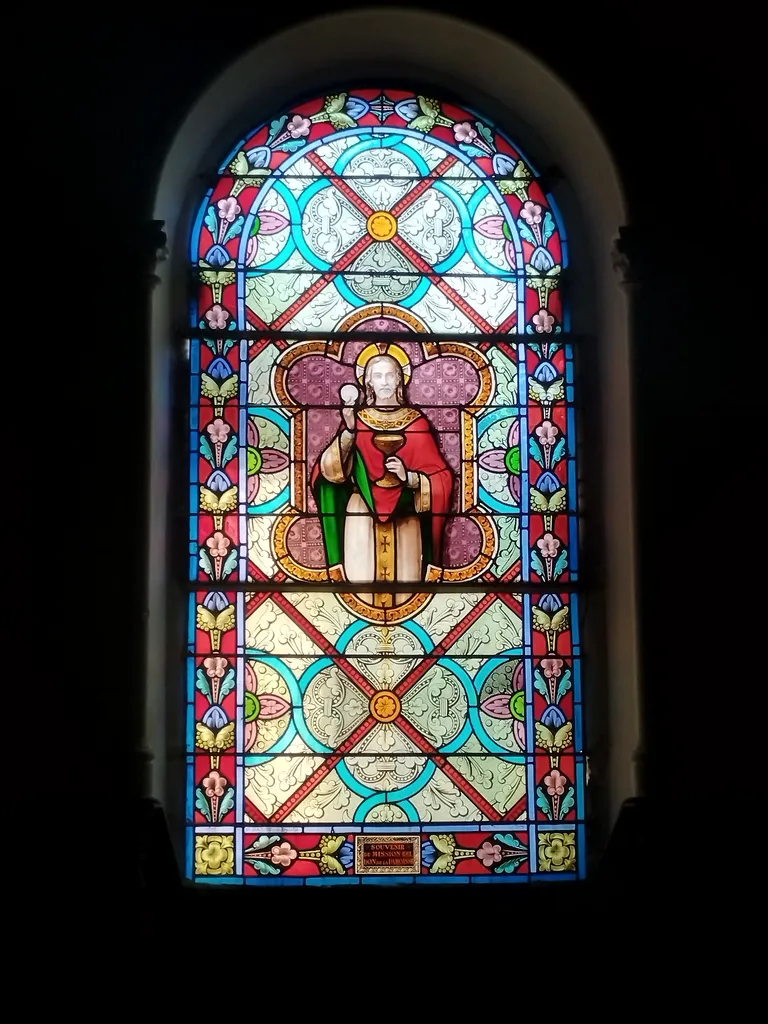 Vitrail Baie 1 dans l'Église Église Saint-Pierre Saint-Paul de Rouellé