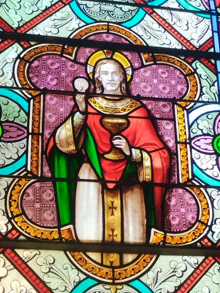 Vitrail Baie 1 dans l'Église Église Saint-Pierre Saint-Paul de Rouellé