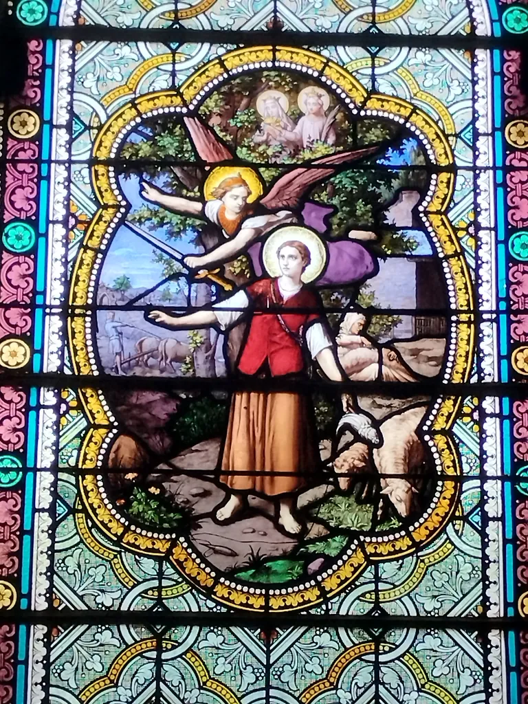 Vitrail Baie 4 dans l'Église Église Saint-Pierre Saint-Paul de Rouellé