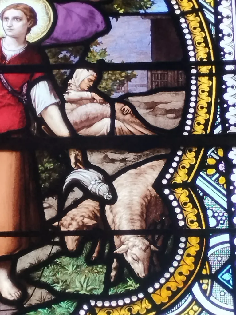 Vitrail Baie 4 dans l'Église Église Saint-Pierre Saint-Paul de Rouellé
