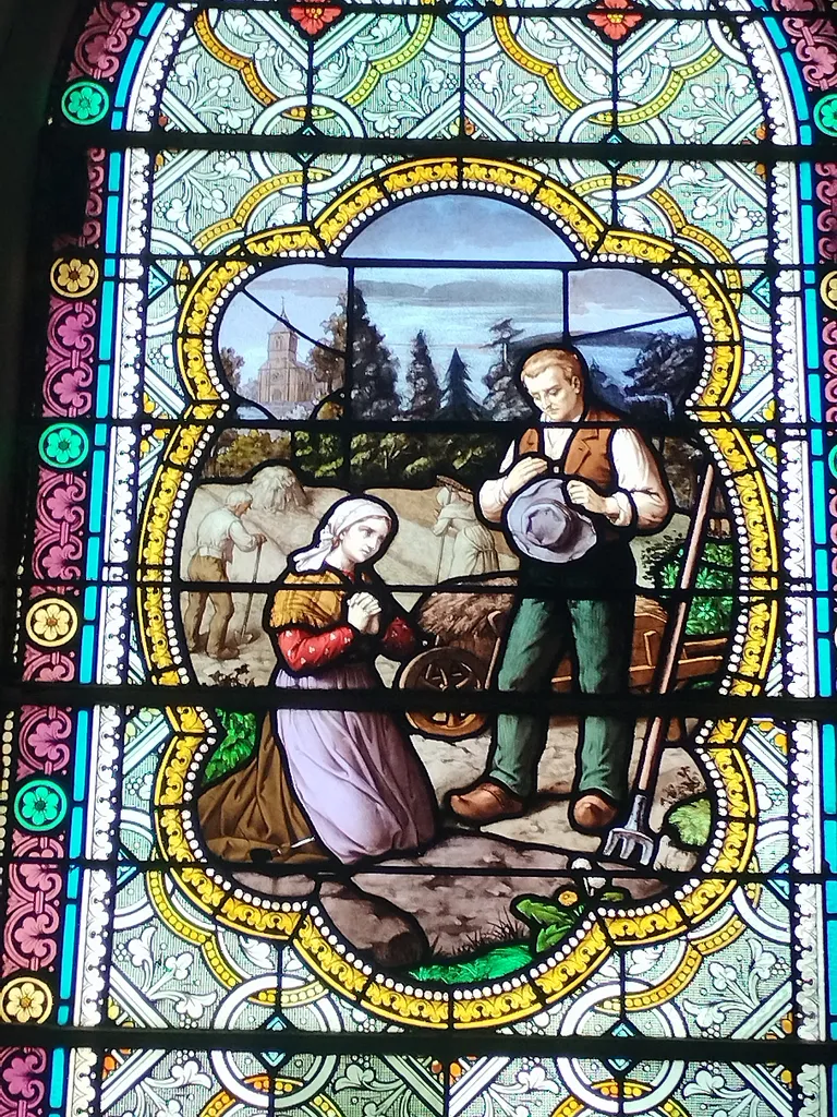 Vitrail Baie 5 dans l'Église Église Saint-Pierre Saint-Paul de Rouellé