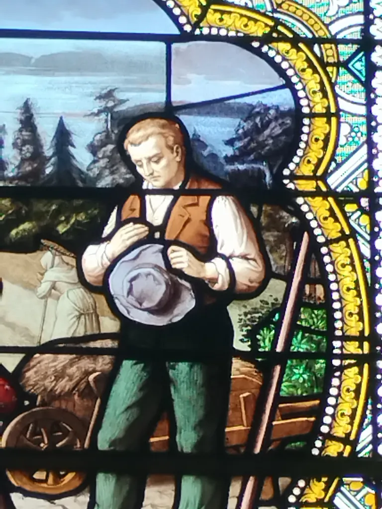 Vitrail Baie 5 dans l'Église Église Saint-Pierre Saint-Paul de Rouellé