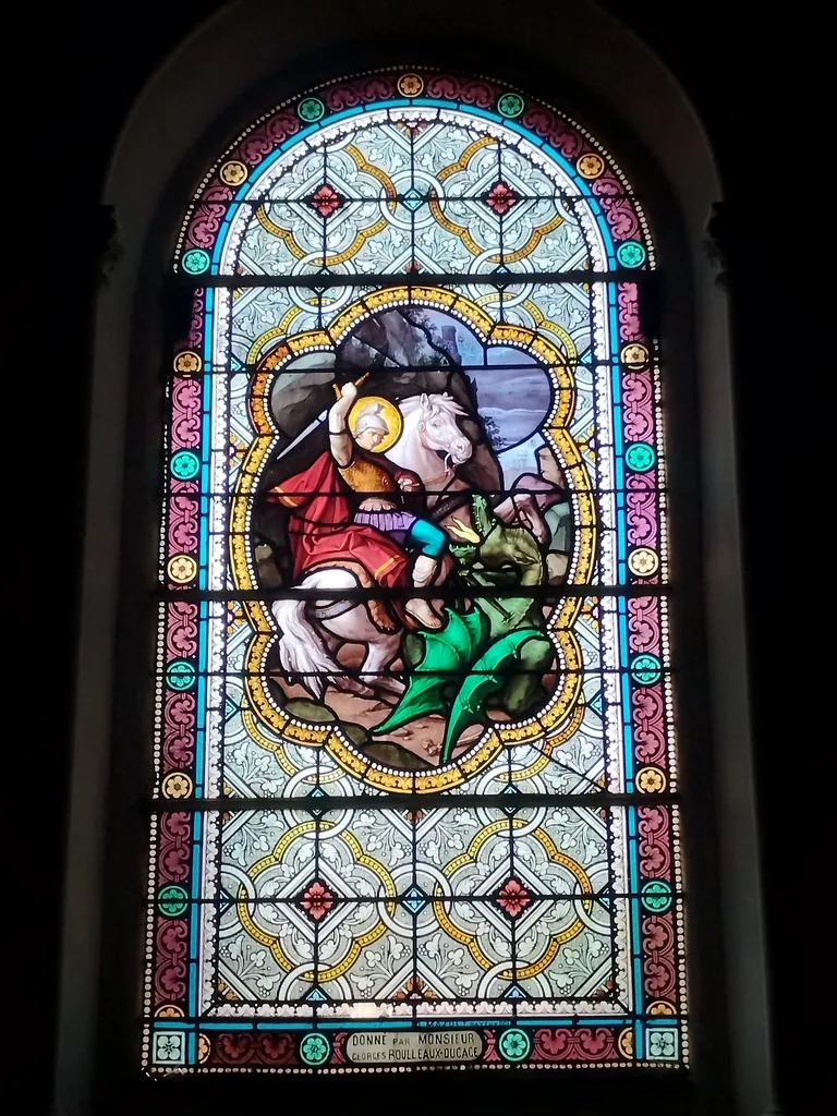 Vitrail Baie 8 dans l'Église Église Saint-Pierre Saint-Paul de Rouellé