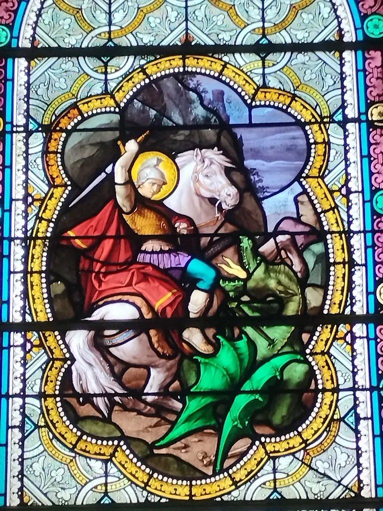 Vitrail Baie 8 dans l'Église Église Saint-Pierre Saint-Paul de Rouellé
